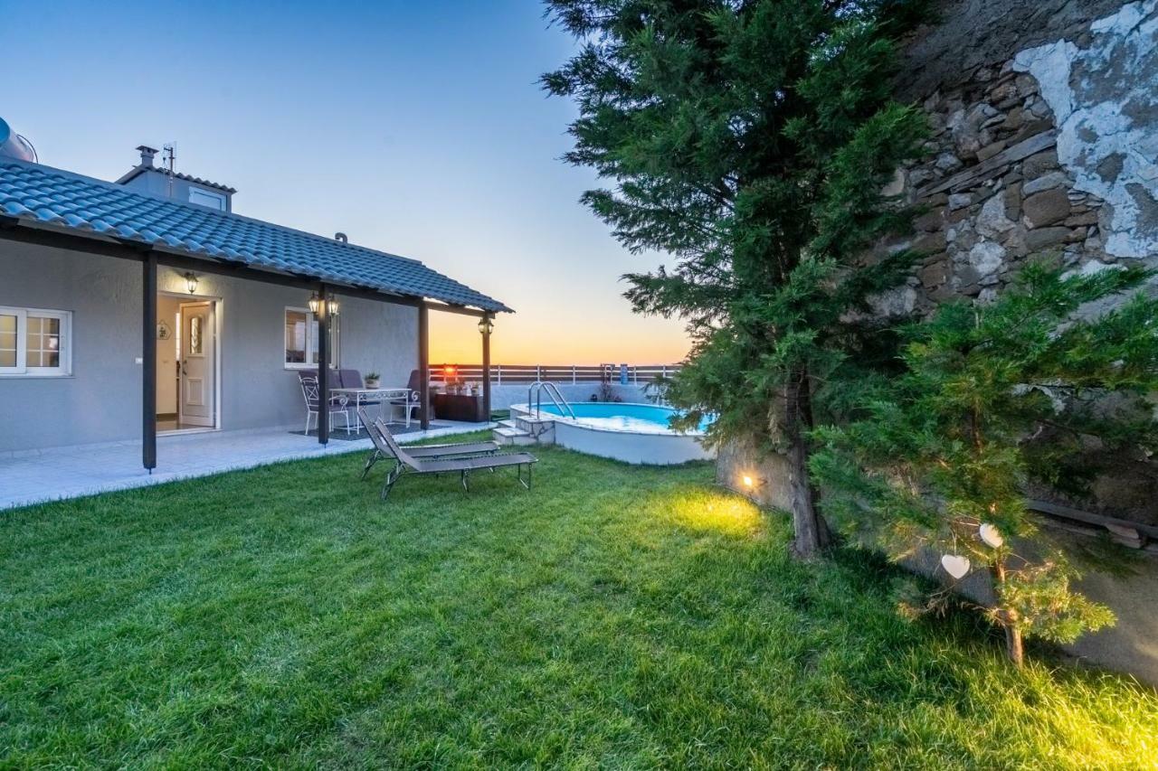 Fontana Luxury Villa Salakos With Pool Near Beach Kültér fotó