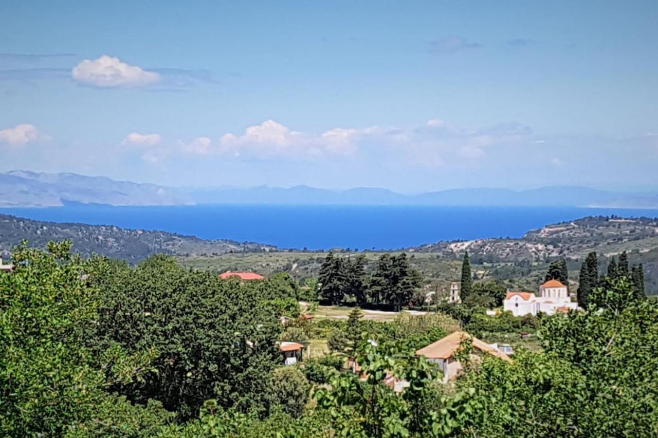 Fontana Luxury Villa Salakos With Pool Near Beach Kültér fotó